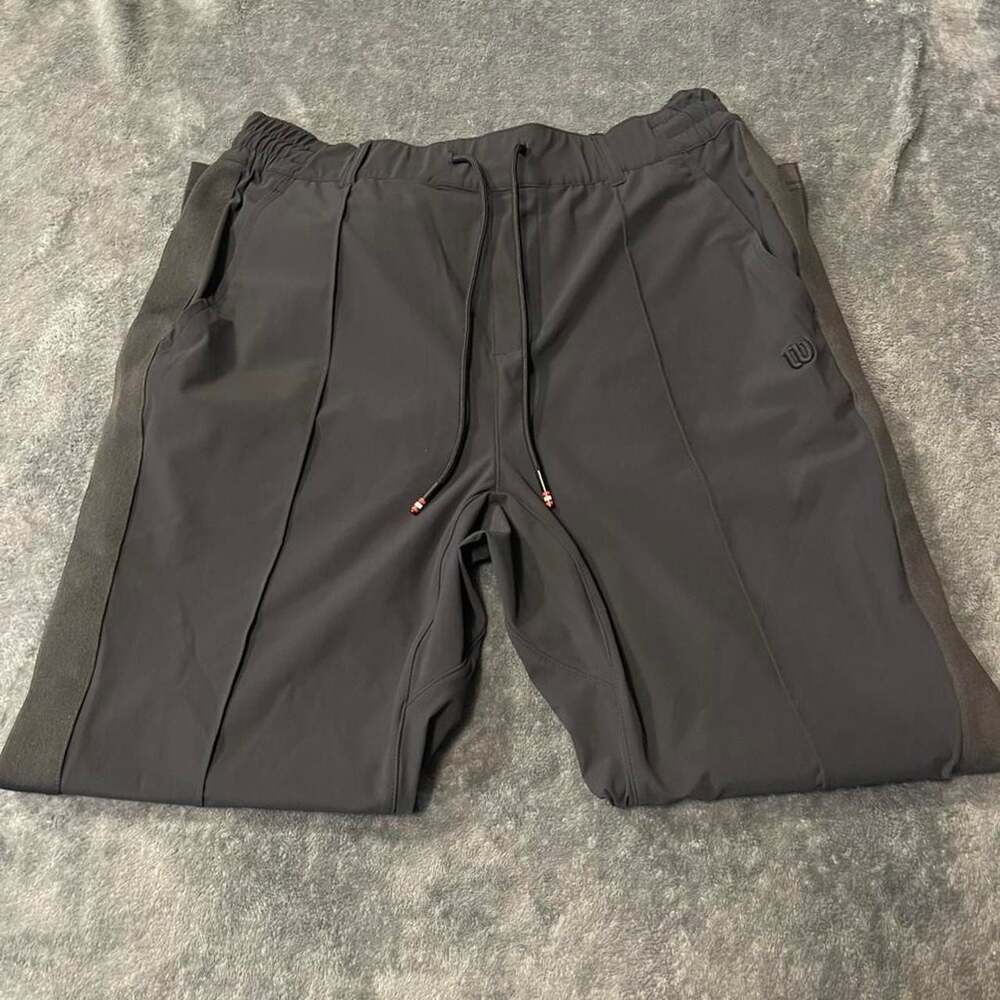 Wilson Sportswear Technical Jogger Sweatpants Black Size Small